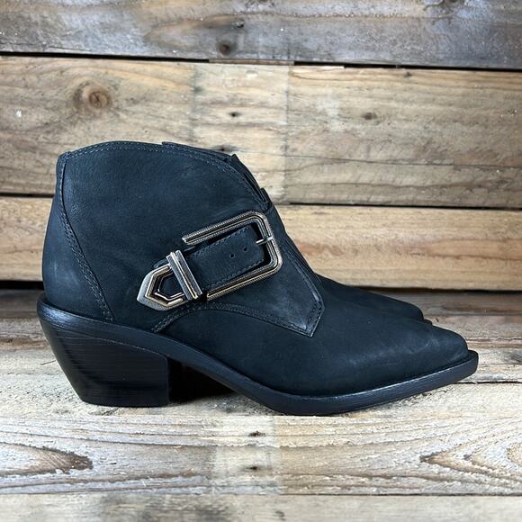 Vince Camuto Ashena Bootie - Black Leather - 7.5 - New without box - Picture 3 of 8